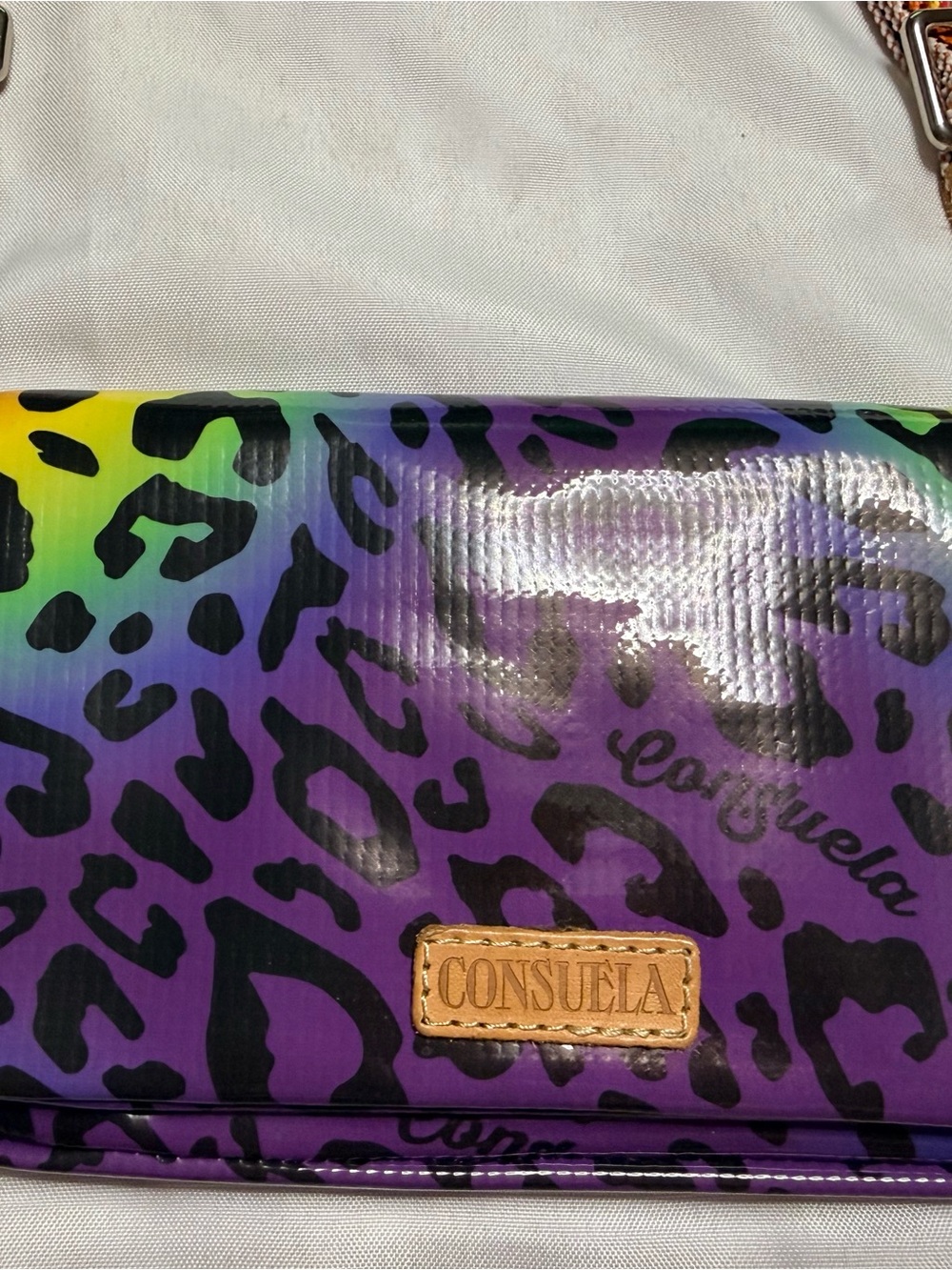 Consuela Uptown Crossbody in the Mona Leopard print